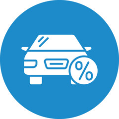 Obraz premium Car Loan Icon