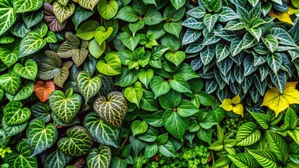 Obraz premium Diverse Collection of Creeper Plants for Home Decor and Gardening Inspiration