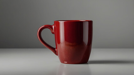 Coffee cup and stylish and modern coffee packaging with or dark brown and a table with a pink background