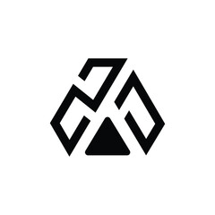 ZD letter logo design on White background. ZD creative initials letter logo concept.ZD  letter design.
