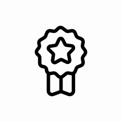 medal detailed icon sign vector