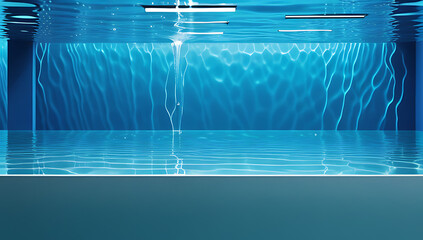 abstract water surface blue hue set artistic textured backdrop