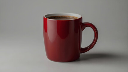 Coffee cup and stylish and modern coffee packaging with or dark brown and a table with a pink background