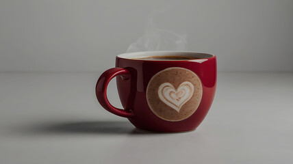 Coffee cup and stylish and modern coffee packaging with or dark brown and a table with a pink background