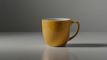 Coffee cup and stylish and modern coffee packaging with or dark brown and a table with a pink background