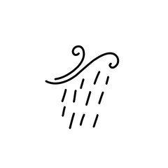 wind and rain icon