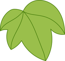 simple illustration of leaf