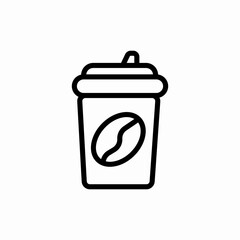 coffee cup icon sign vector