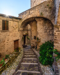 The beautiful village of Rocchette, near Torri in Sabina, in the Province of Rieti, Lazio, Italy.