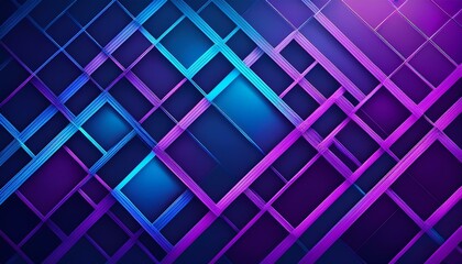 purple and blue squares on a dark background simple geometric shapes abstract background with gradients