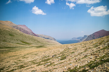 Siyeh bend from the Siyeh Pass Trail at Glacier national park, Montana, USA.