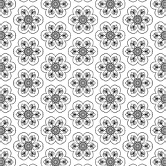 seamless pattern with skulls