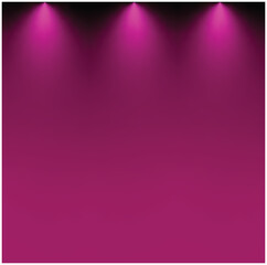 A pink spotlight wall vector background template
