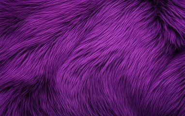 Fototapeta premium Plush purple fur closeup, deep rich tones and smooth texture, creating a soft and inviting visual aesthetic