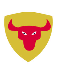 The cow face design