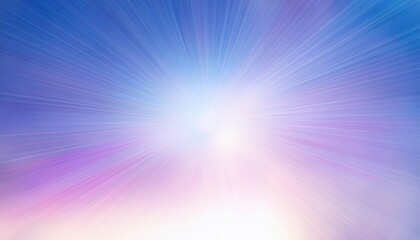 Obraz premium Radiant Abstract Skyburst. Gradient Rays of Light in a Soothing Blue Purple Spectrum, Evoking Sunrise, Hope, and Energy Flow for Digital Design, Inspiration, or Meditation Concepts