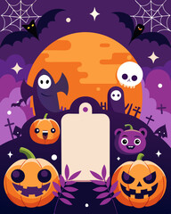 Halloween invitation cards 