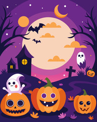 Halloween invitation cards 