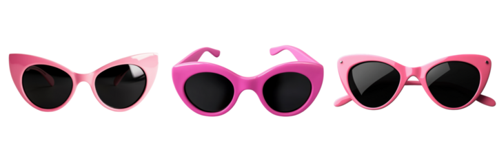 Pink and Black Sunglasses