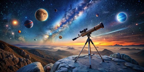 Explore the Vastness of Space with Stunning Cosmic Imagery - High-Quality Product Photography for Astronomy Enthusiasts