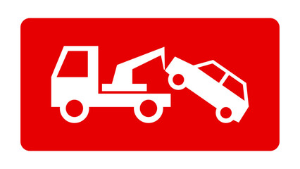 auto pomoc drogowa - holowanie samochodu ikona © robert6666