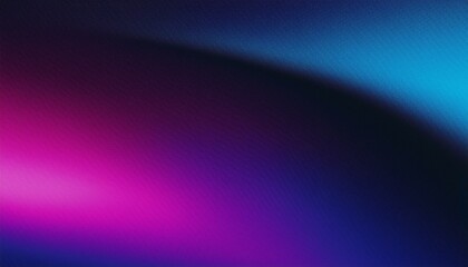 Obraz premium Grainy dark gradient background: blue, purple, magenta, pink, black abstract texture.