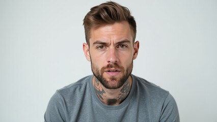 Obraz premium Contemporary Businessman Smiling During Video Call