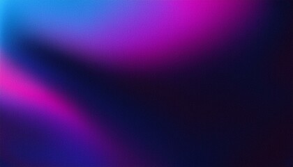 Dark purple-blue-black abstract grainy background with bright colorful gradient. Ideal for posters, headers and banner designs.