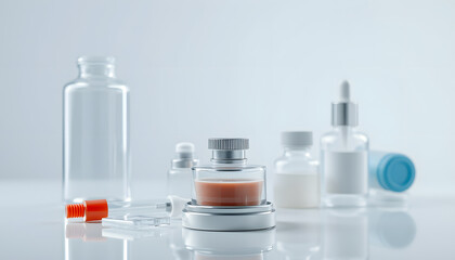 The concept is the development and new technologies of morden medicine isolated with white highlights, png