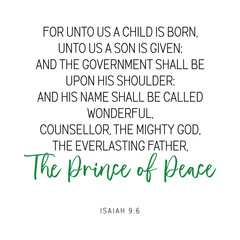 Christmas verse, Christmas holiday vector, Bible verse text vector, Printable scripture text, Bible text art vector	