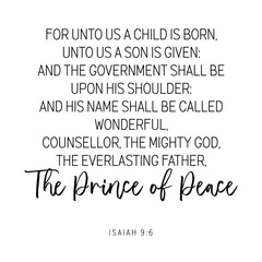 Christmas verse, Christmas holiday vector, Bible verse text vector, Printable scripture text, Bible text art vector	