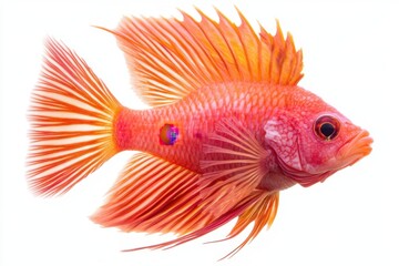 Fototapeta premium goldfish isolated on white