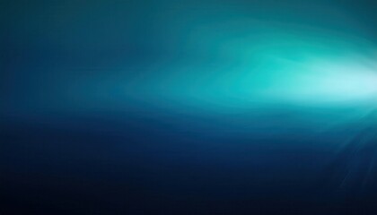 Obraz premium Serene Gradient Horizon. Abstract Aqua Blue and Deep Sea Tones with Soft Light Rays, Symbolizing Depth, Calmness, and Vast Potential. Ideal for Backgrounds, Meditative Themes, or Conceptual Designs