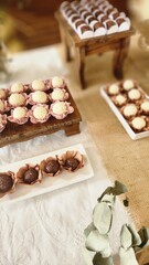 image of chocolate brigadeiro at birthday party
