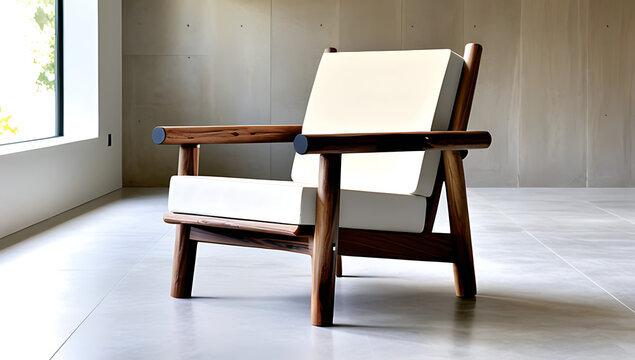 solid wood log lounge chair made near stone stucco features rustic modern interior design elements crafted skilled hands locally