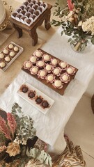 image of chocolate brigadeiro at birthday party