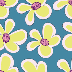 cute small flower seamless pattern on background