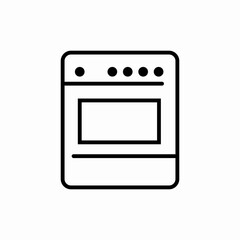 oven stove icon sign vector