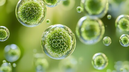 Microscopic Ecosystem in Suspension