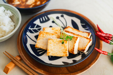 島豆腐のステーキ