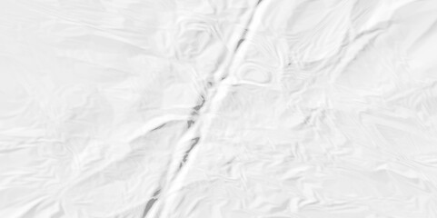 Fototapeta premium White crumpled paper texture . White wrinkled paper texture. White paper texture . White crumpled and top view textures can be used for background of text or any contents