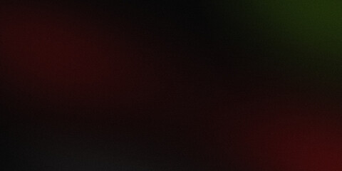 Grainy surface with a smooth gradient from red to black with dark green accents.