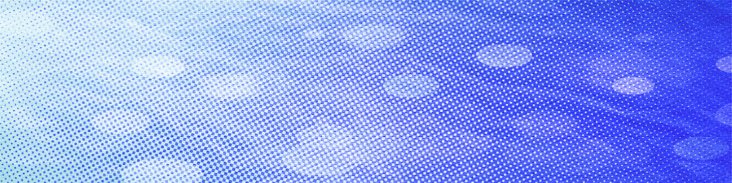 Panorama blue bokeh background, modern panoramic design suitable for Ads, Posters, Banners, and Creative gaphic works