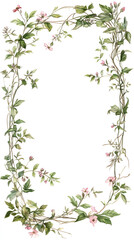 Floral frame design