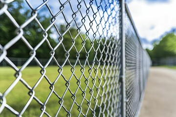 Physical security solutions for factories include perimeter fencing with motion sensors, rugged design, intense atmosphere, and expansive framing.