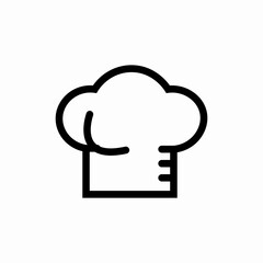 chef hat icon sign vector