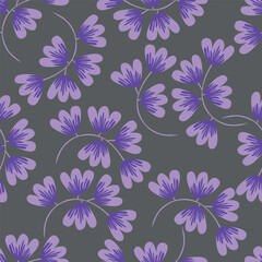 Beautiful floral design featuring intricate blossoms and leaves in soft pastel shades. Ideal for fabric, wallpaper, and digital projects. High-resolution, seamless, and versatile