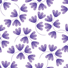 Beautiful floral design featuring intricate blossoms and leaves in soft pastel shades. Ideal for fabric, wallpaper, and digital projects. High-resolution, seamless, and versatile