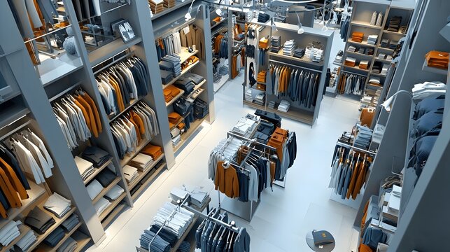 Streamlined Apparel Supply Chain Optimization System Tracking and Analyzing Inventory Data from Suppliers to Store Shelves for Enhanced Efficiency and Logistics