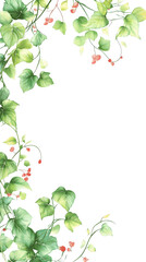 Floral border design